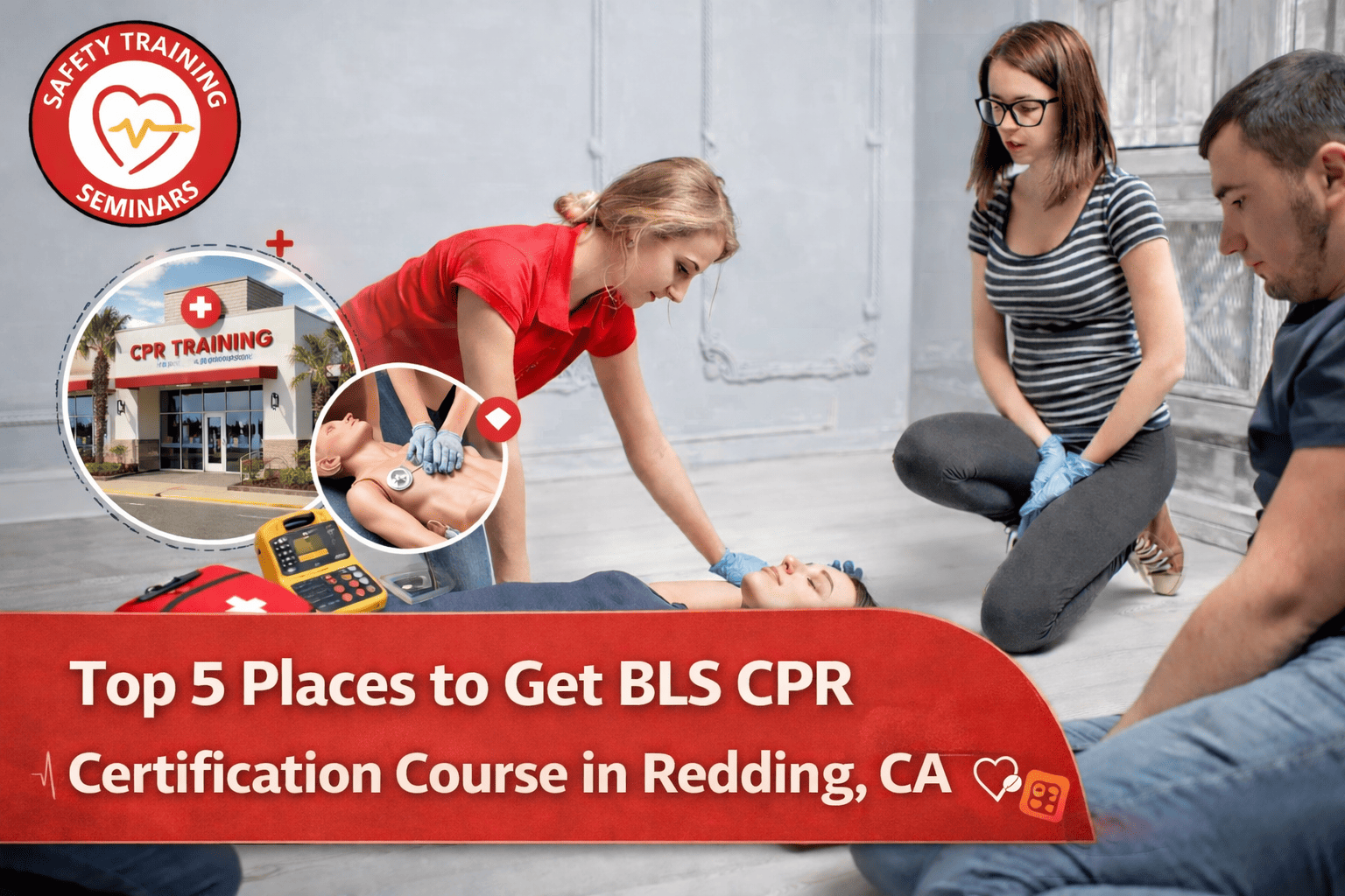 Top 5 Places to Find BLS CPR Certification Course in Redding