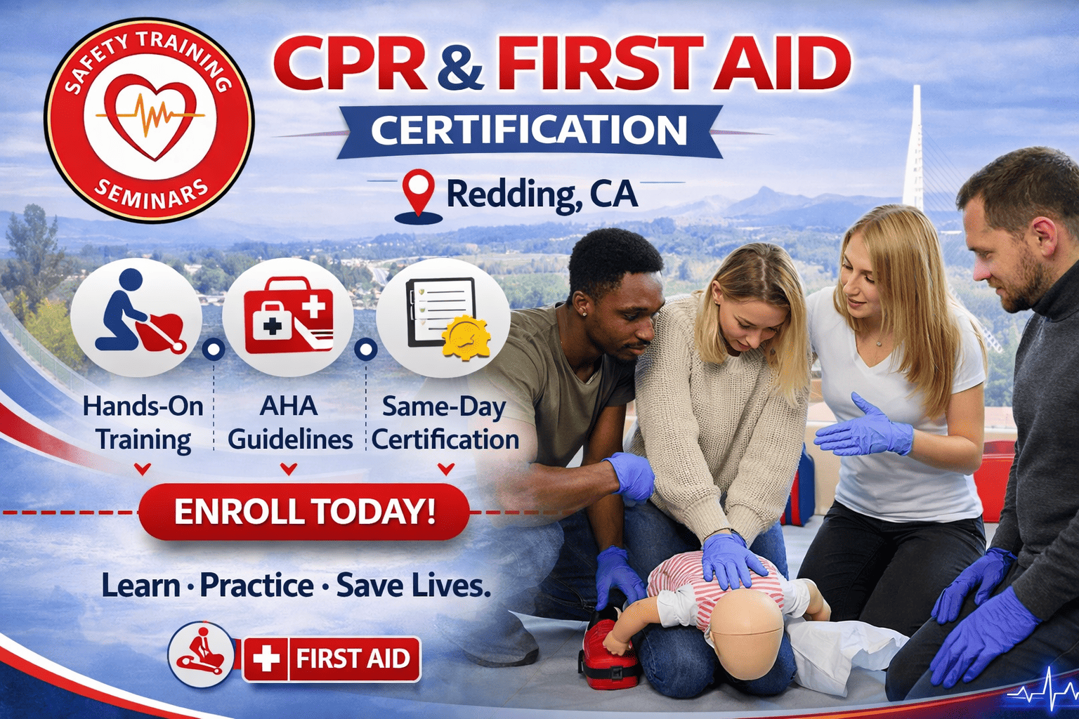CPR & First Aid in Redding